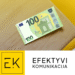 100 eurų banknotas ant stalo - kaip vykdyti efektyvią reklamą internete, turint mažą biudžetą?